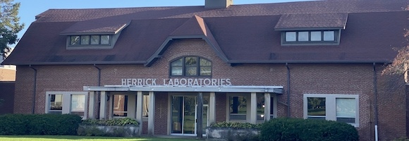 A photograph of a campus building